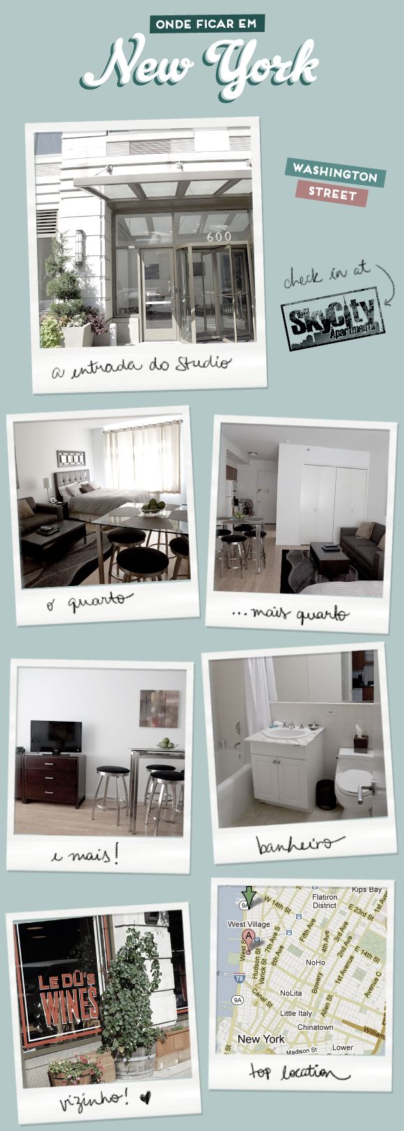 Onde ficar em NY: Sky City Apartments