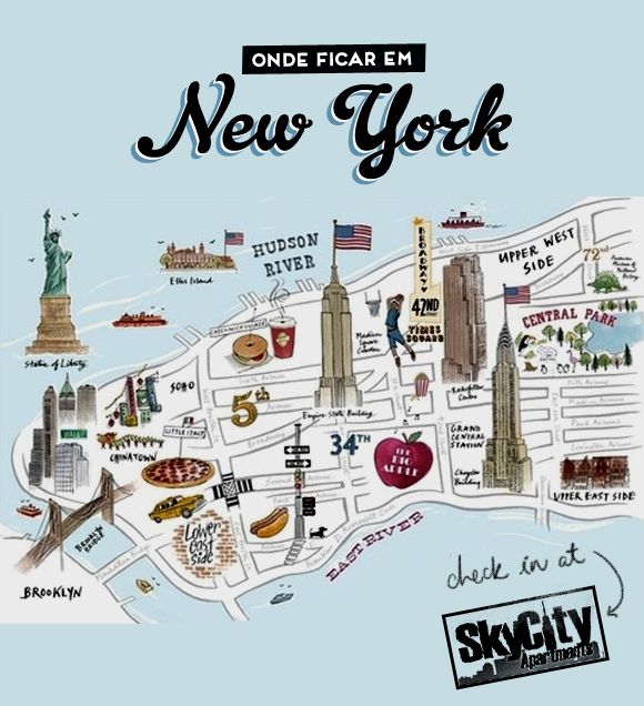 Onde ficar em NY: Sky City Apartments