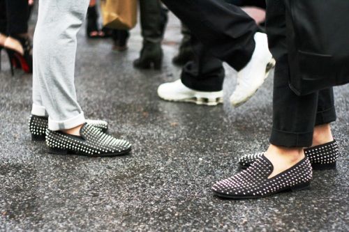 Os slippers ganham as ruas